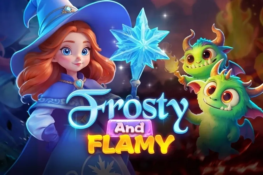 Frosty and Flamy slot preview