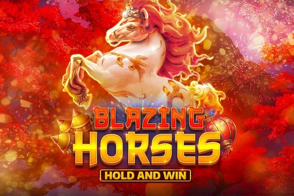 Blazing Horses Hold and Win slot preview