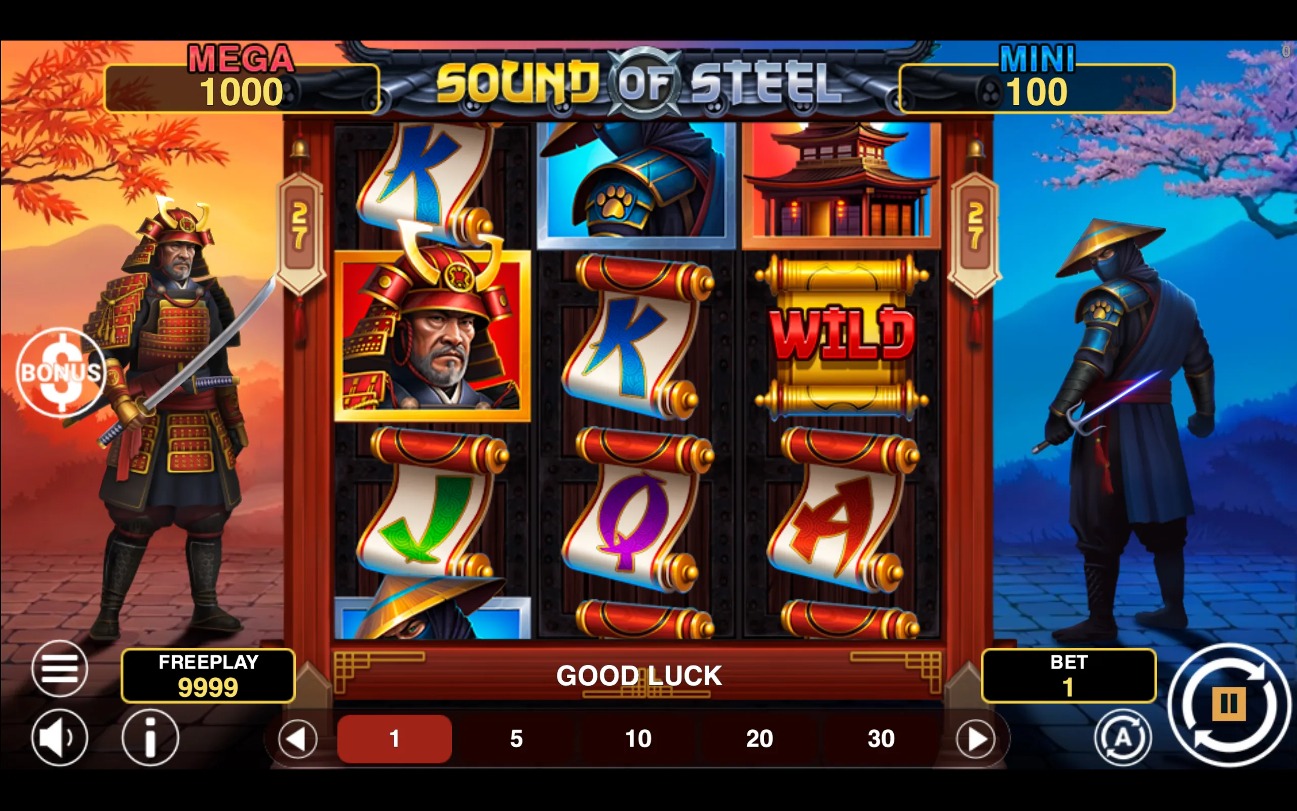 Sound of Steel Hold & Win slot gameplay screenshot 1