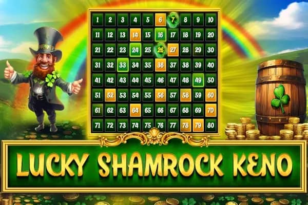 Lucky Shamrock Keno 80 keno game preview