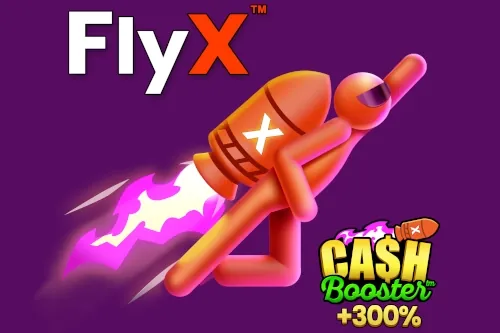 FlyX Cash Booster crash game preview