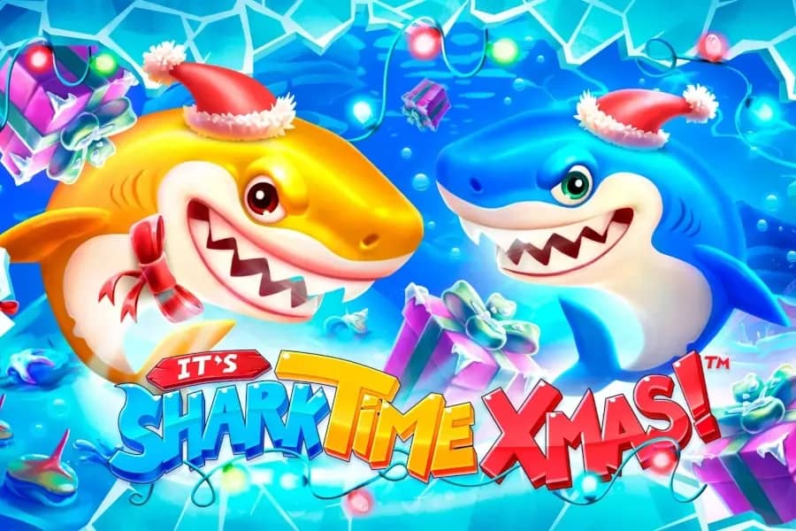 It's Shark Time Xmas slot preview