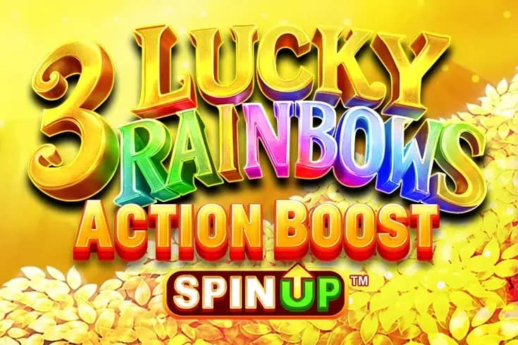3 Lucky Rainbows Action Boost SpinUP slot preview