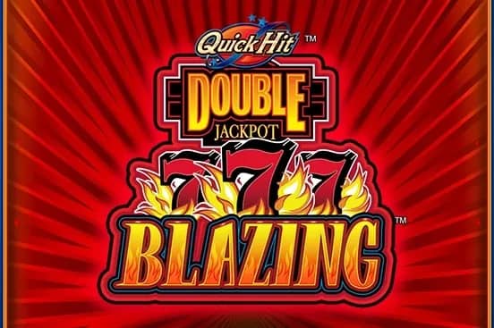 Quick Hit Double Jackpot Blazing 777's slot preview