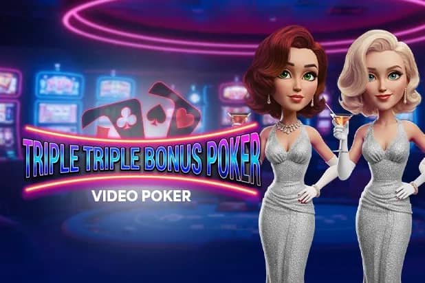 Triple Triple Bonus Poker video poker game preview