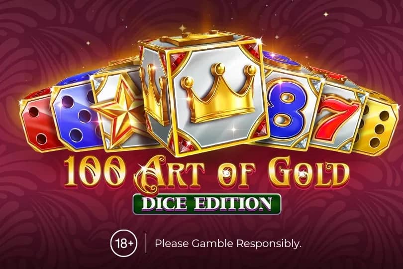 100 Art of Gold Dice Edition slot preview