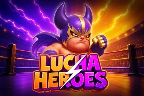 Lucha Heroes slot preview