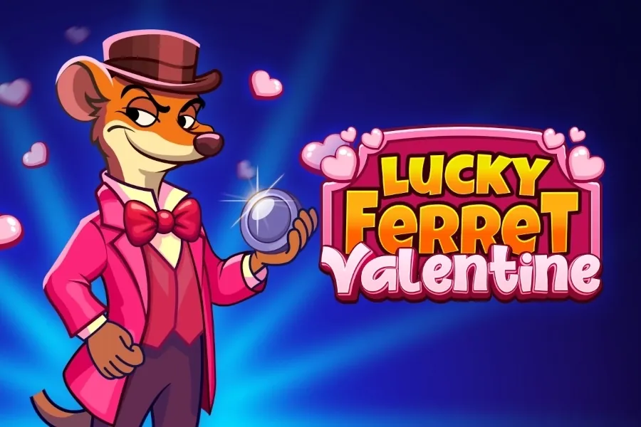 Lucky Ferret Valentine slot preview
