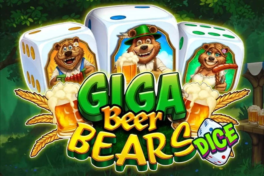 Giga Beer Bears Dice slot preview