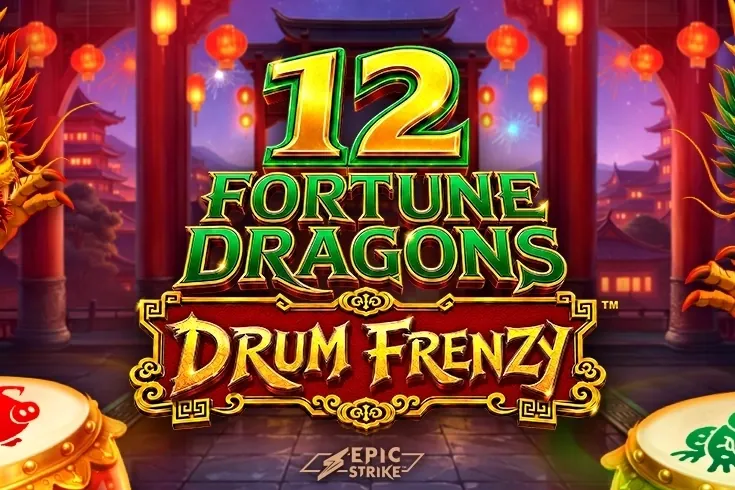 12 Fortune Dragons Drum Frenzy slot preview