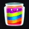 Features — Wild Jar Symbol: The Wild Jar Symbol is a Wild Symbol that substitutes for all other symbols. When a Wild Jar Symbol contributes to a Cluster Win, the symbol will randomly move to an adjacent, vacant position before the following Collapse occurs. When a Collapse occurs, all Wild Jar Symbols are held in place.