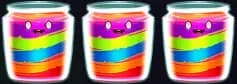 Features — Wild Jar Symbol: The Wild Jar Symbol is also a Scatter Symbol. When 3 or more Wild Jar Symbols land anywhere, the Free Games Feature is triggered. The Free Games Feature will award 6 free spins.