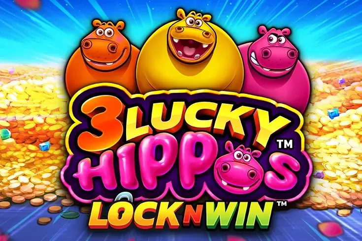 3 Lucky Hippos slot preview