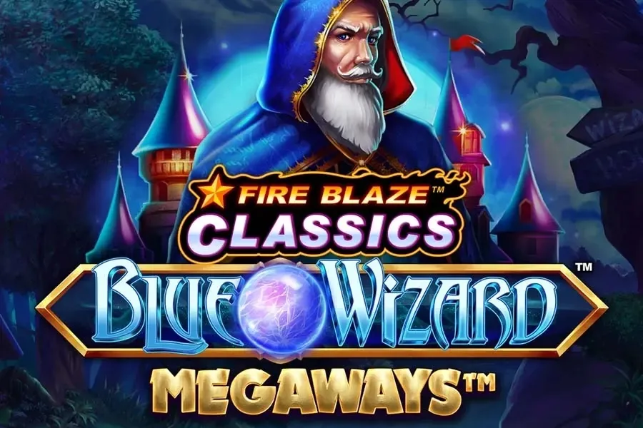 Fire Blaze: Blue Wizard Megaways slot preview