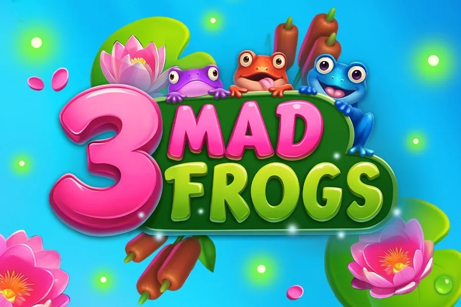 3 Mad Frogs slot preview