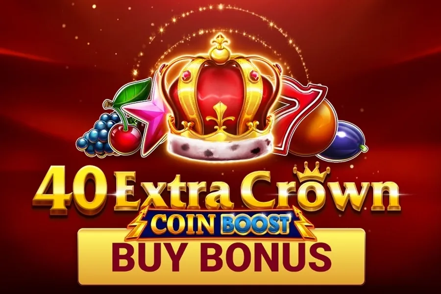 40 Extra Crown Coin Boost slot preview