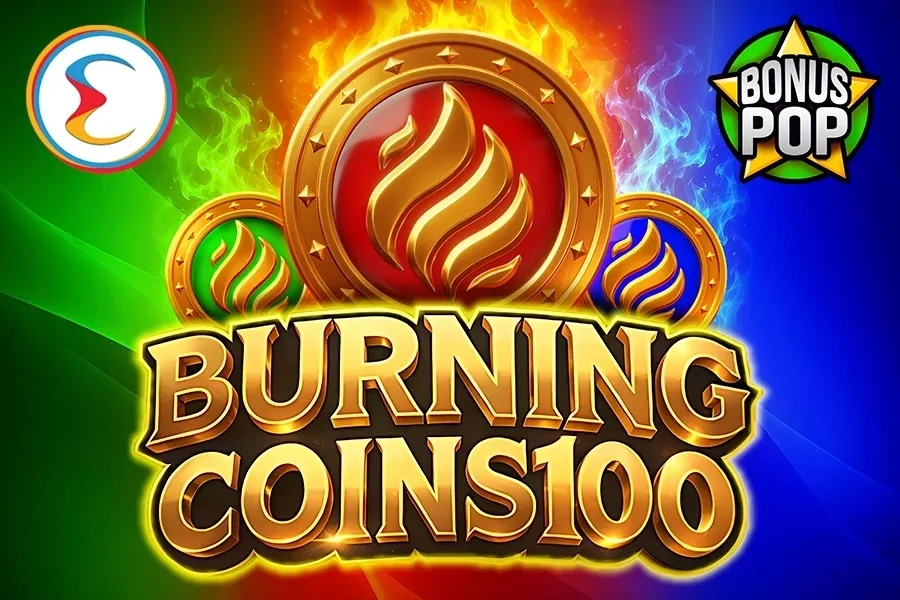 Burning Coins 100 slot preview