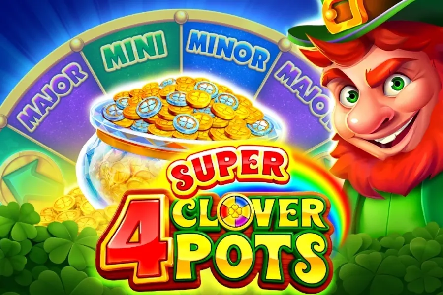 4 Super Clover Pots slot preview