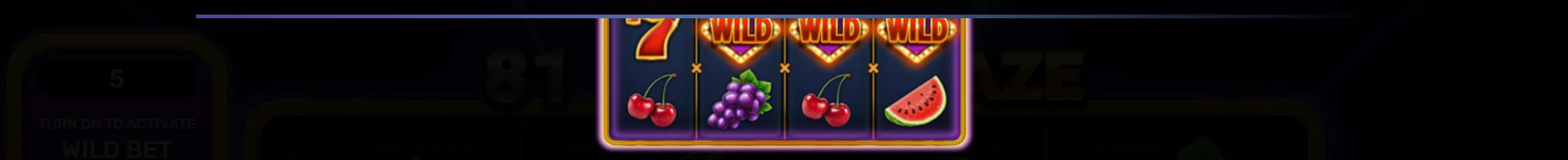 Bright and colorful slot game preview featuring classic fruit symbols and wild multipliers.