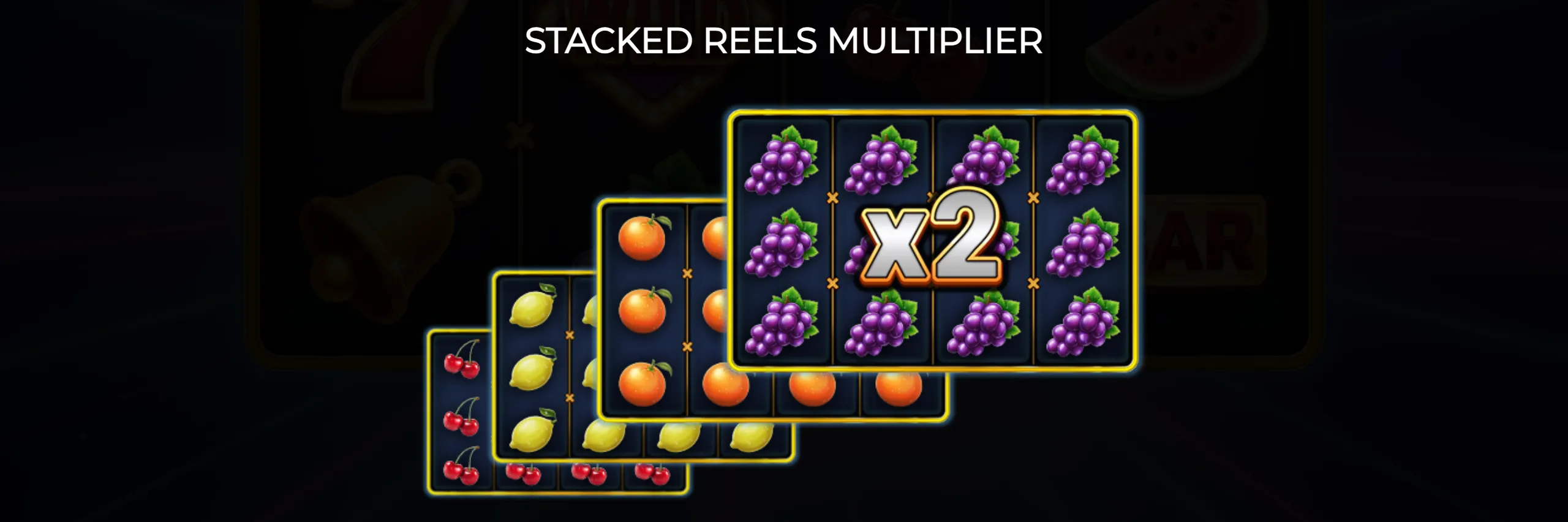 81 Fruits Craze slot preview showing vibrant fruit symbols and a stacked reels multiplier x2 feature