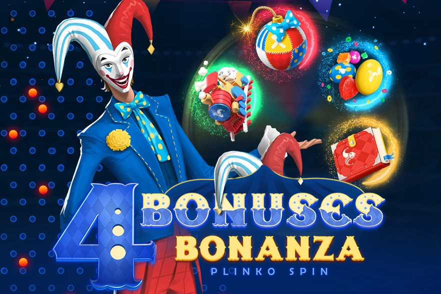 4 Bonuses Bonanza - Plinko Spin plinko game preview