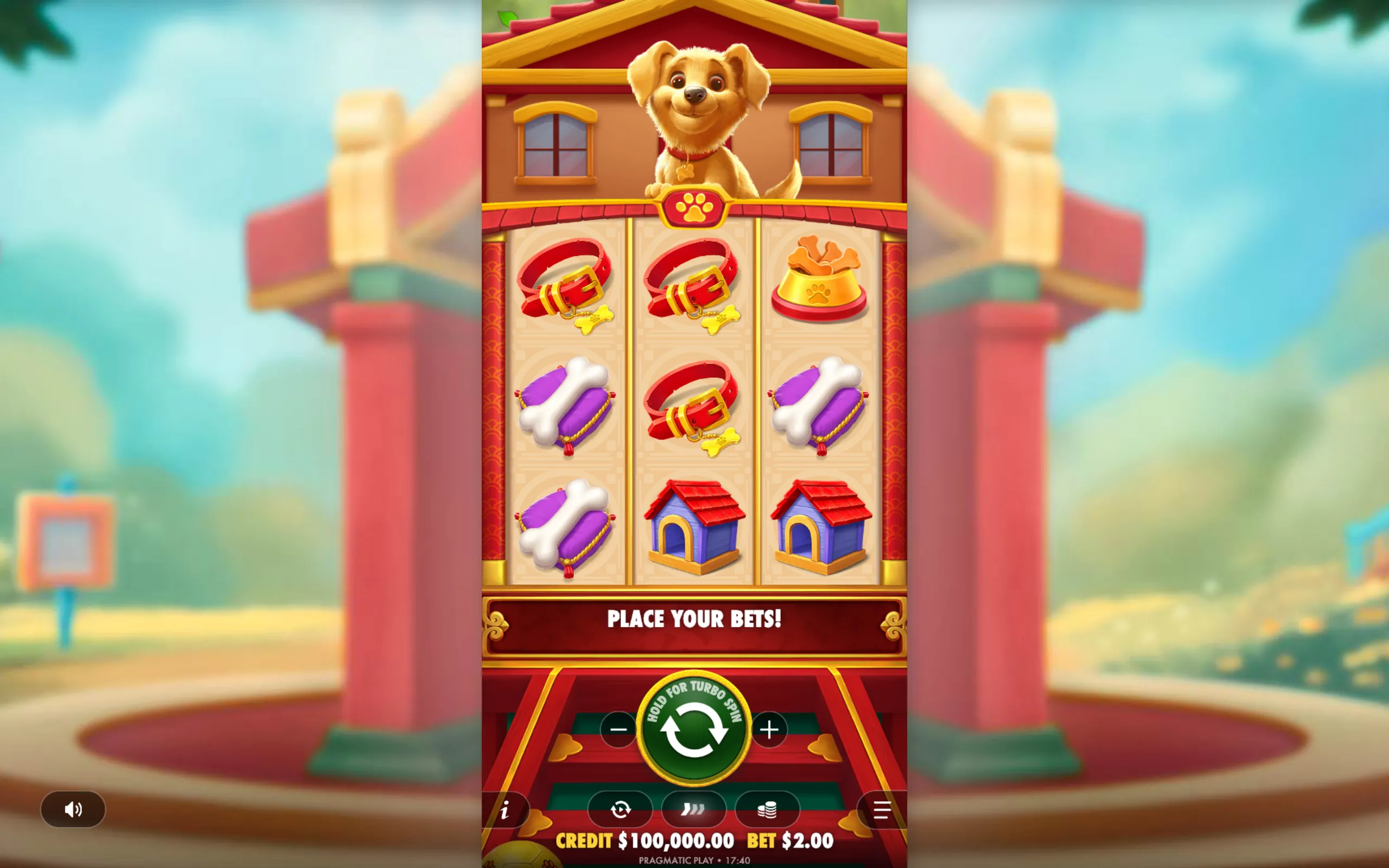 Lucky Dog slot gameplay screenshot 1