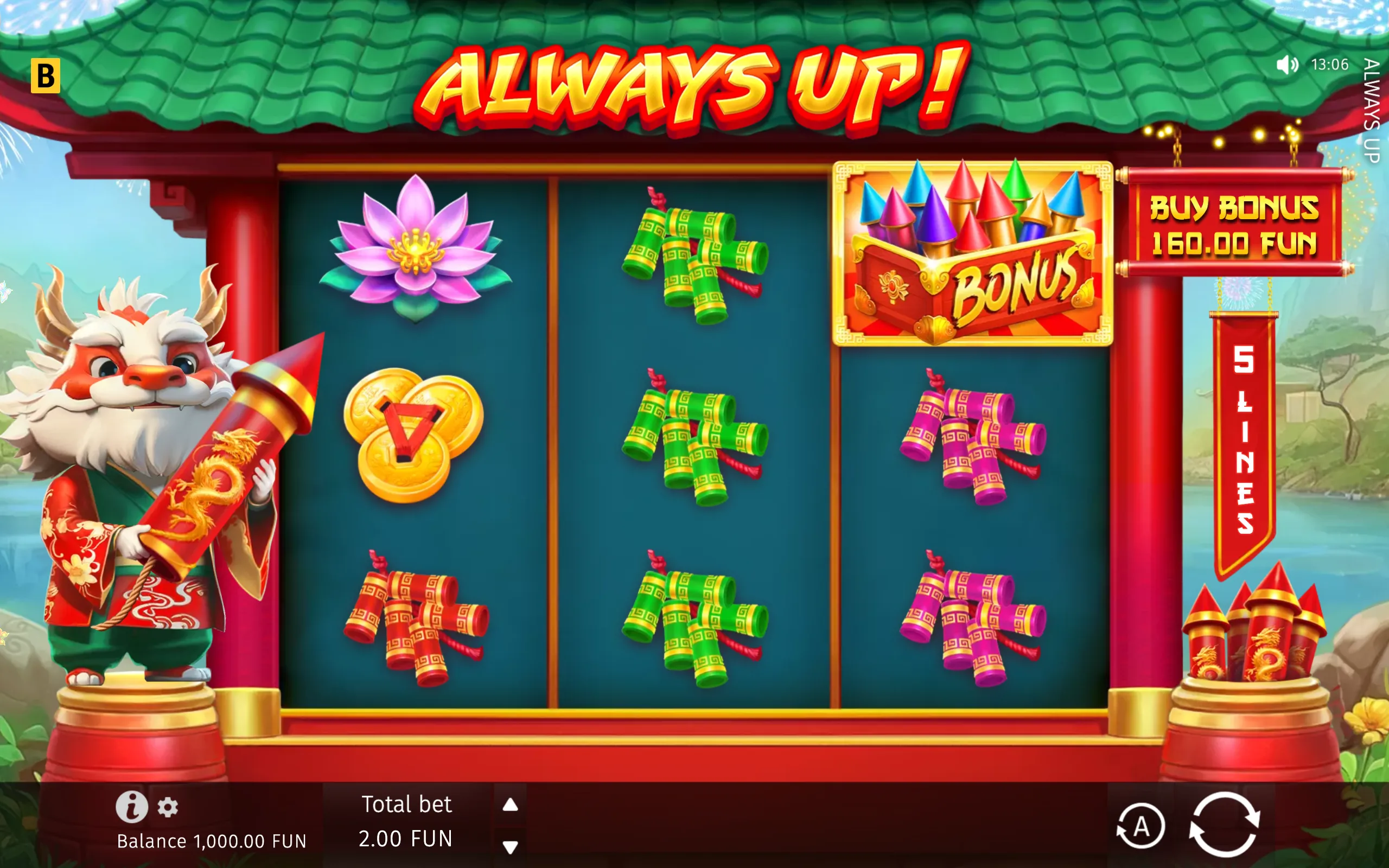 Always Up! slot game board