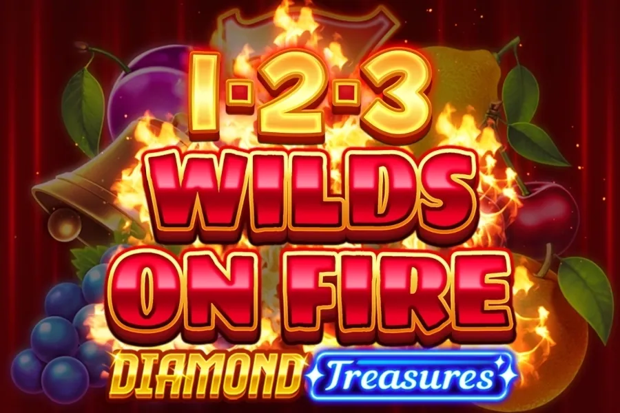 1-2-3 Wilds on Fire Diamond Treasures slot preview
