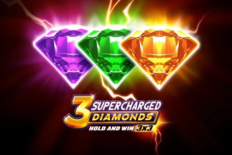 3 Supercharged Diamonds slot preview