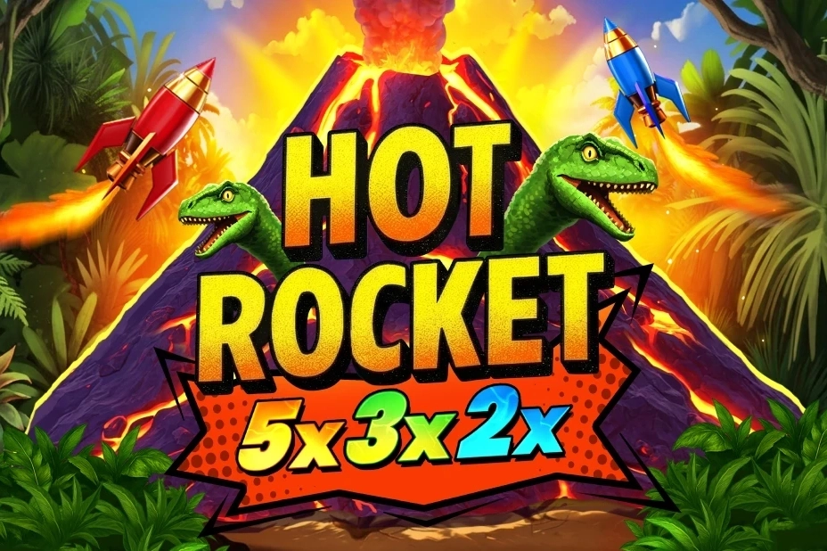 Hot Rocket 5x 3x 2x slot preview