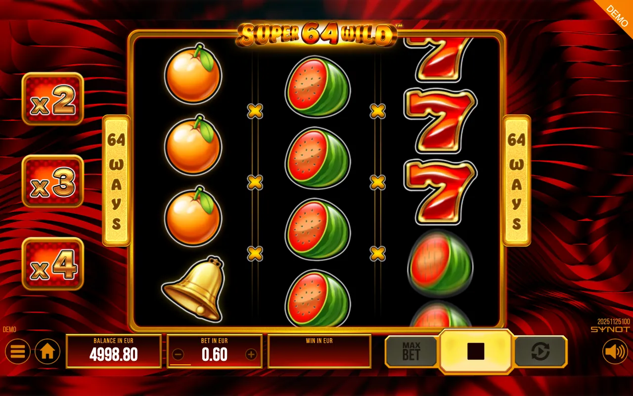 Super Wild 64 slot gameplay screenshot 1