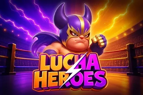 Lucha Heroes slot preview
