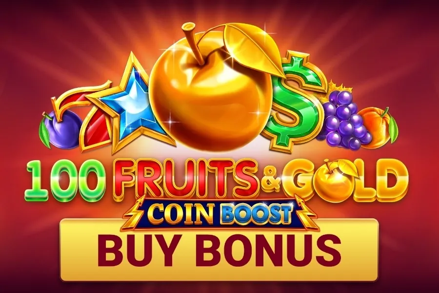100 Fruits & Gold Coin Boost slot preview