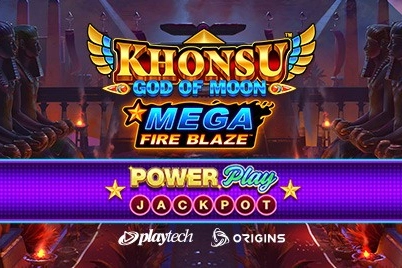 Mega Fire Blaze Khonsu God of Moon PowerPlay Jackpot slot preview