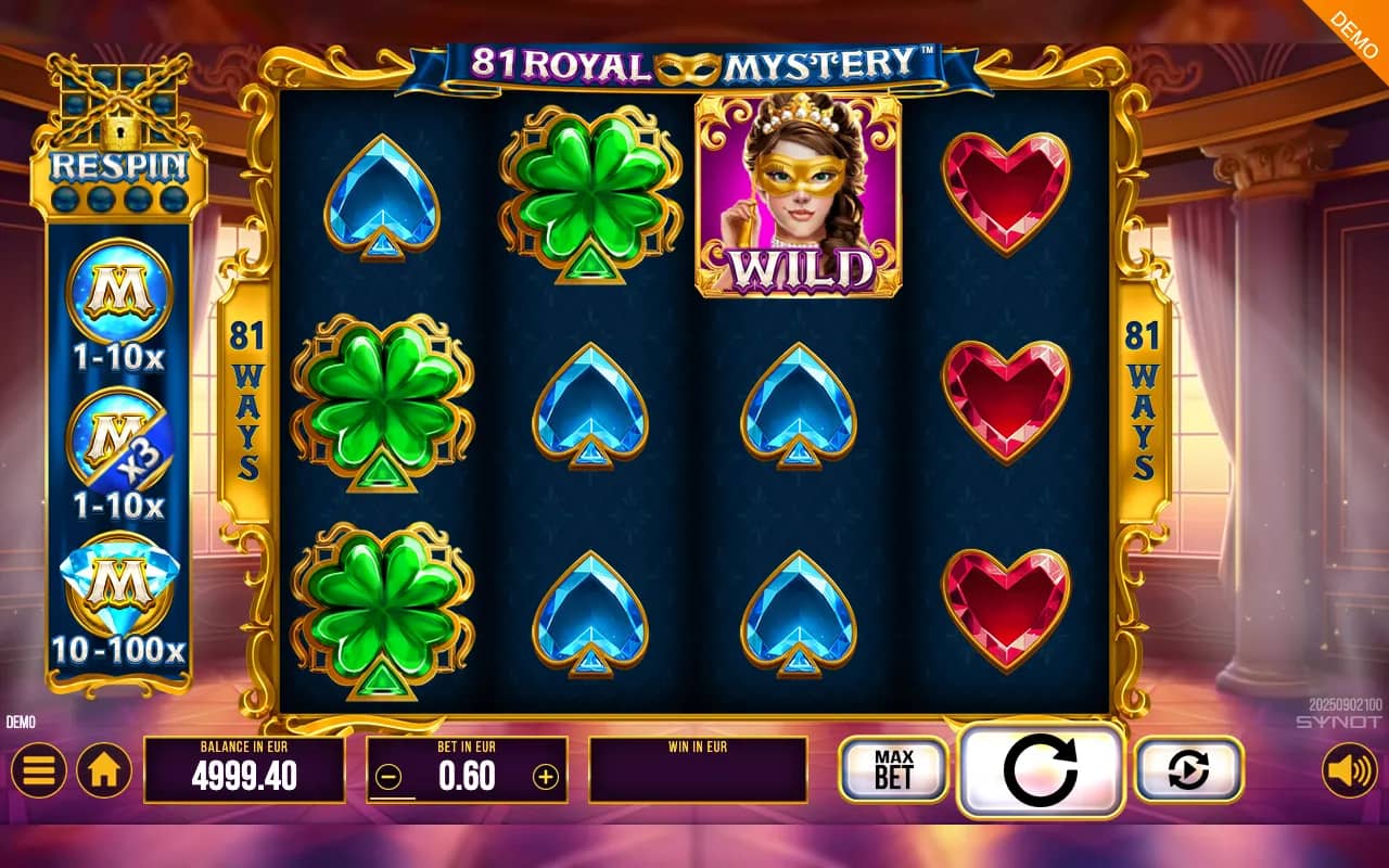 81 Royal Mystery slot gameplay screenshot 1