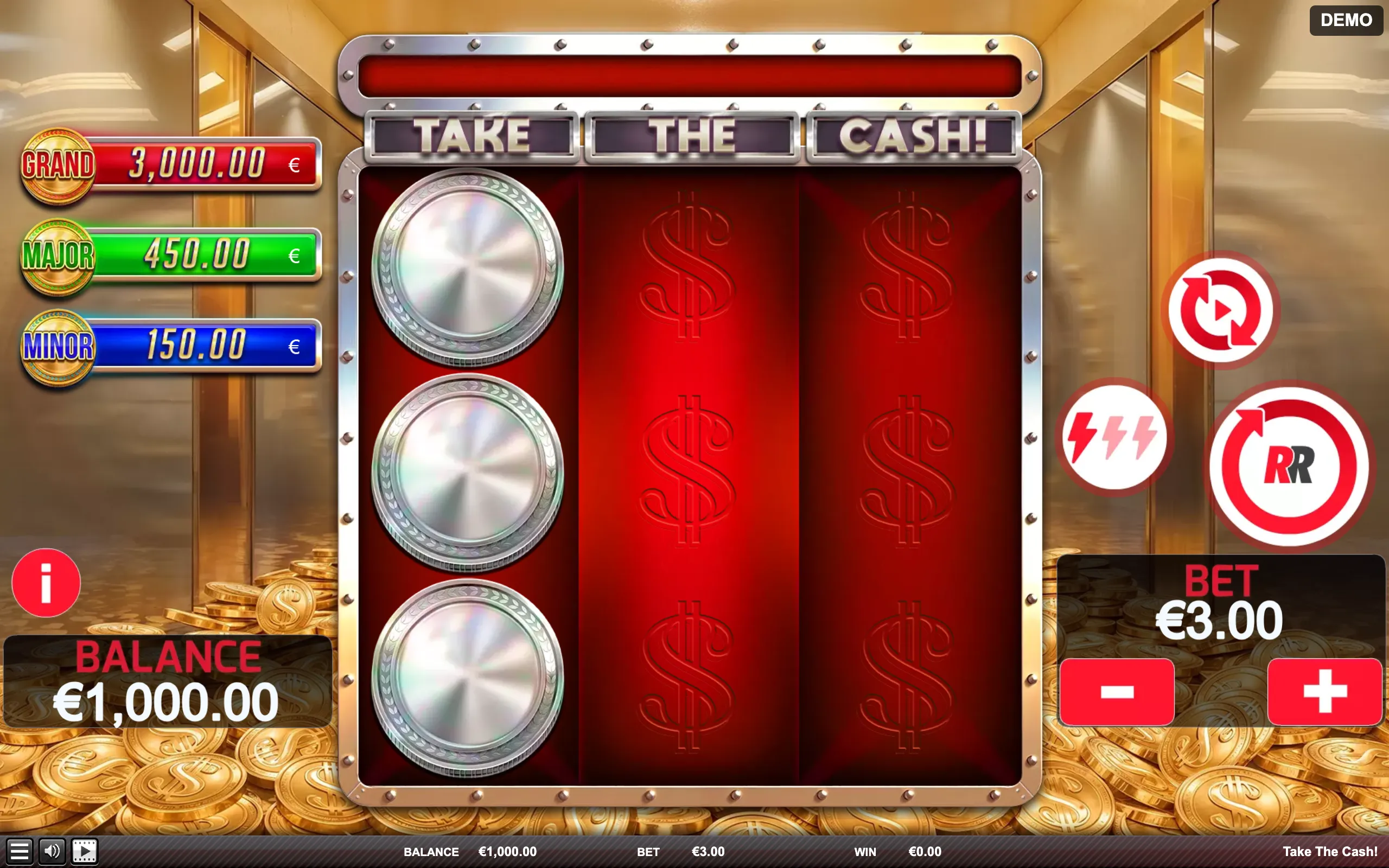 Take The Cash slot gameplay screenshot 1