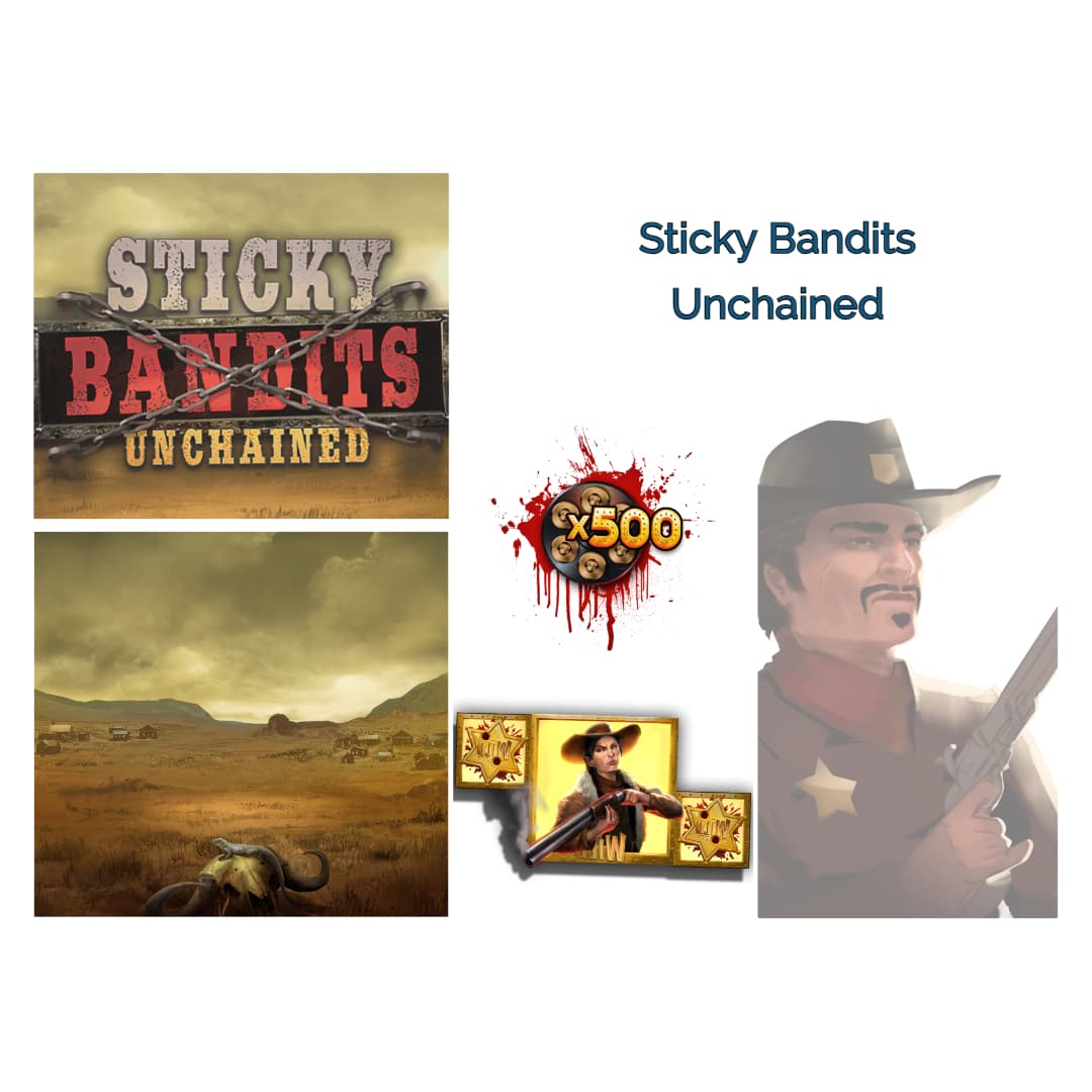 Sticky Bandits Unchained Slot: Trigger Explosive 30,000x Wins with High Volatility Spins