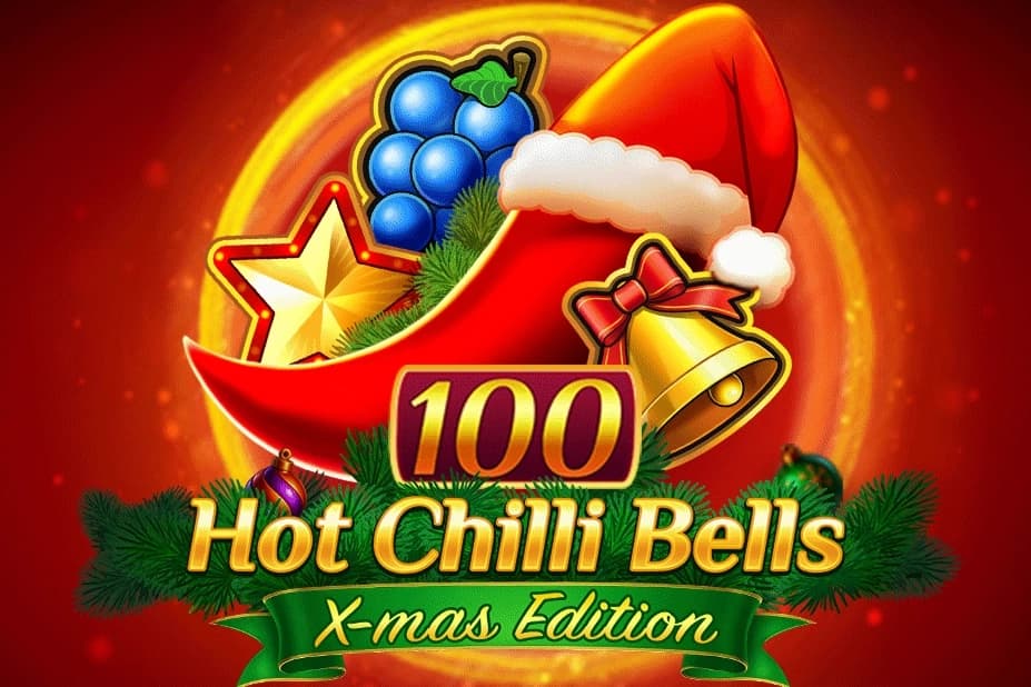 alt: Hot Chilli Bells X-Mas Edition logo with Santa hat chili pepper, bell, and festive decorations