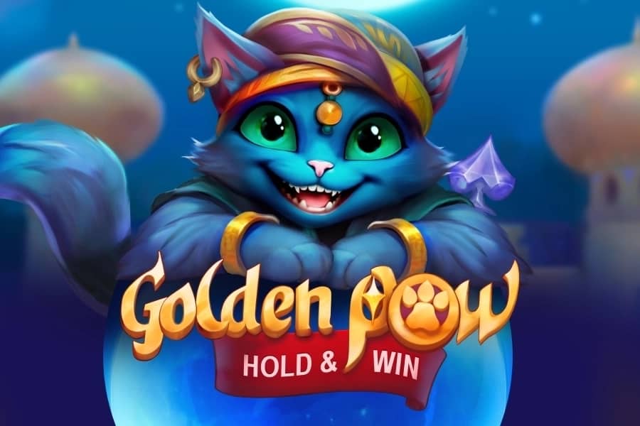 Golden Paw Hold & Win Slot Logo