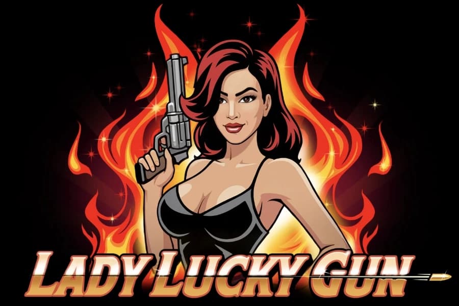 Lady Lucky Gun SLot Logo