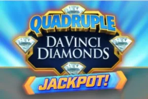 Quadruple Da Vinci Diamonds Jackpot! slot preview