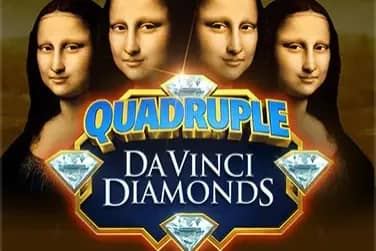 Quadruple Da Vinci Diamonds slot preview