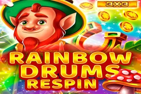 Rainbow Drums Respin slot preview