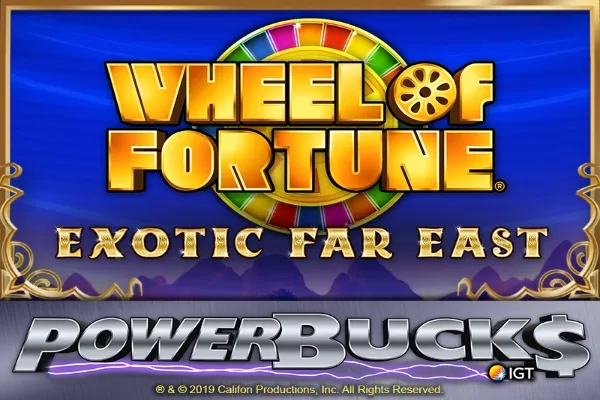 PowerBucks Wheel of Fortune Exotic Far East slot preview