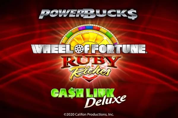 PowerBucks Wheel of Fortune Ruby Riches slot preview