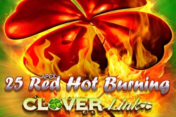 25 Red Hot Burning Clover Link slot preview
