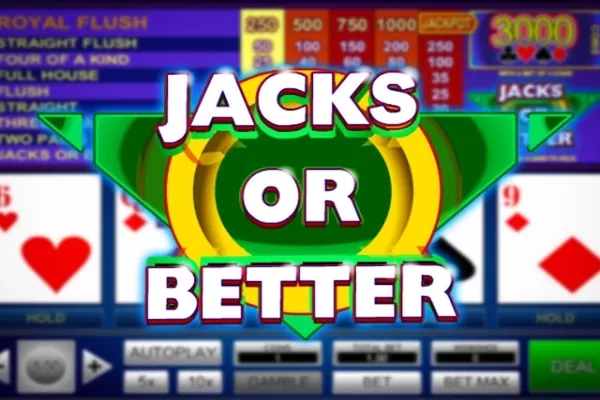 Jacks or Better video poker game preview