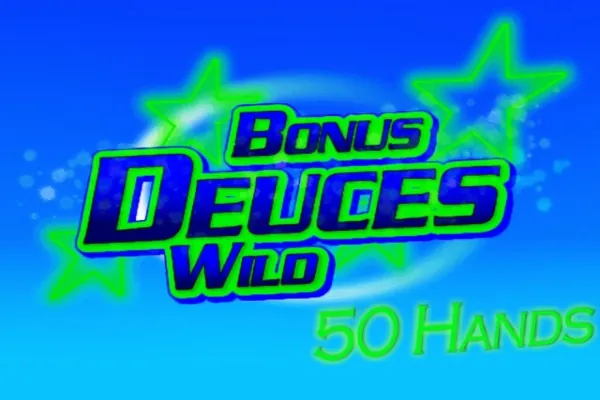 Bonus Deuces Wild 50 Hand video poker game preview