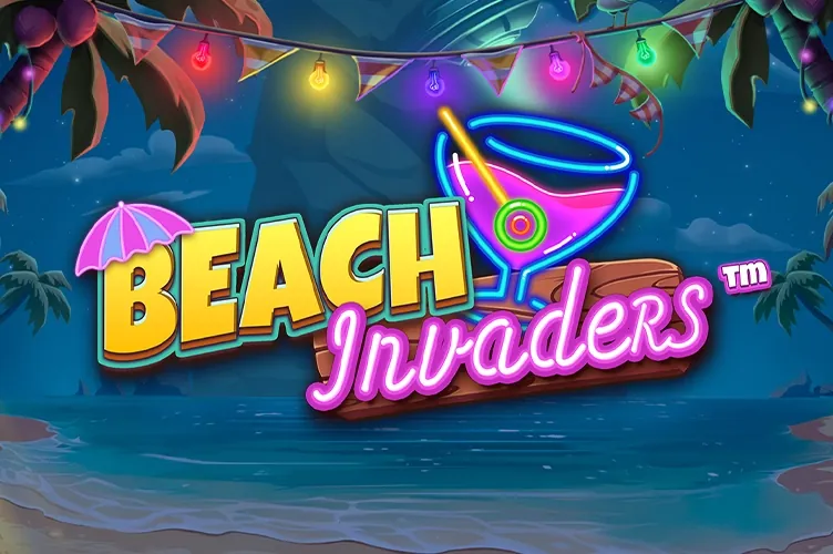 Beach Invaders slot preview