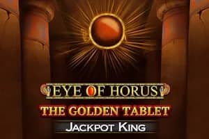 Eye of Horus The Golden Tablet Jackpot King slot preview